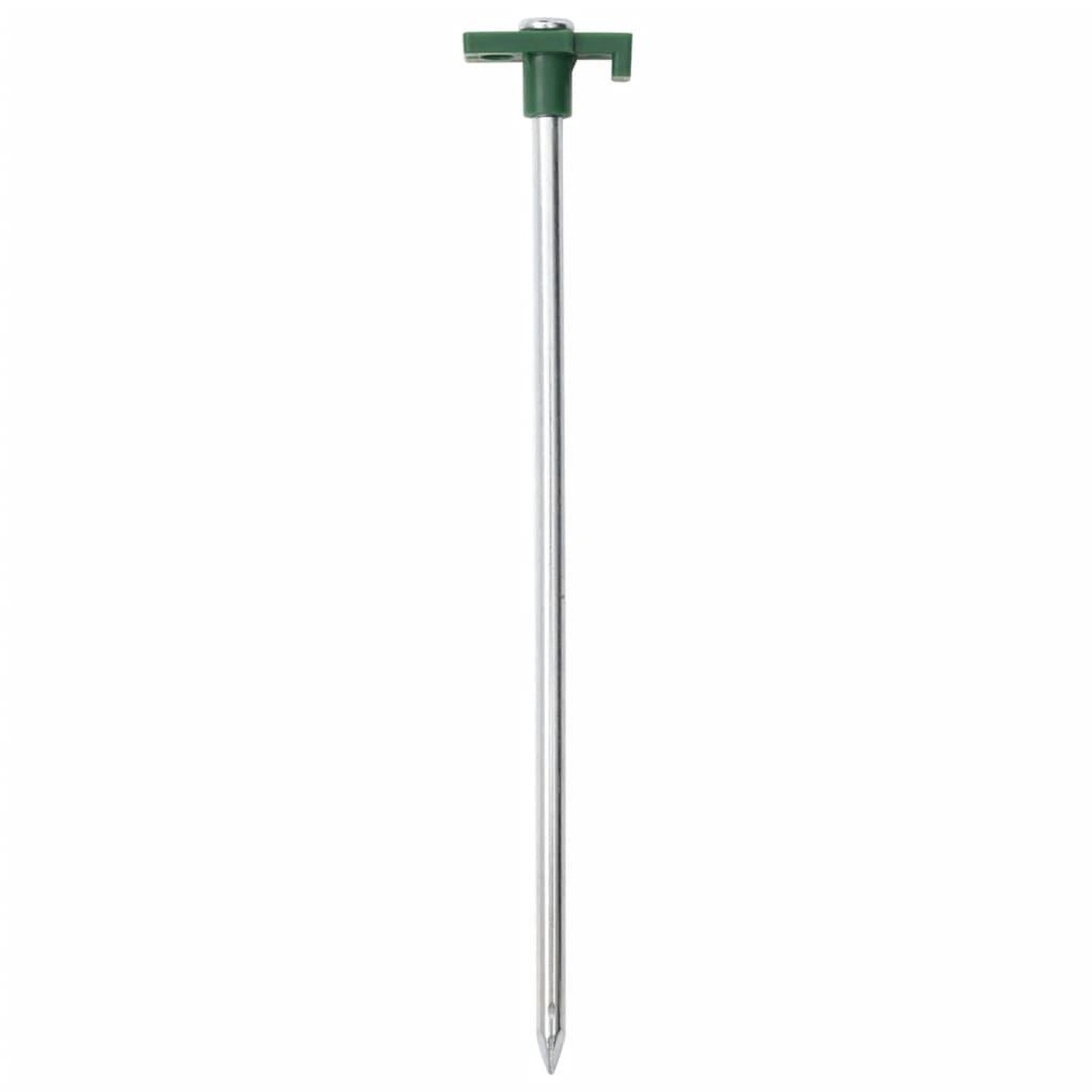 Voir la diapositive 3 : VIDAXL Piquets de tente 12 pcs 25 cm 7 mm acier galvanise et PP