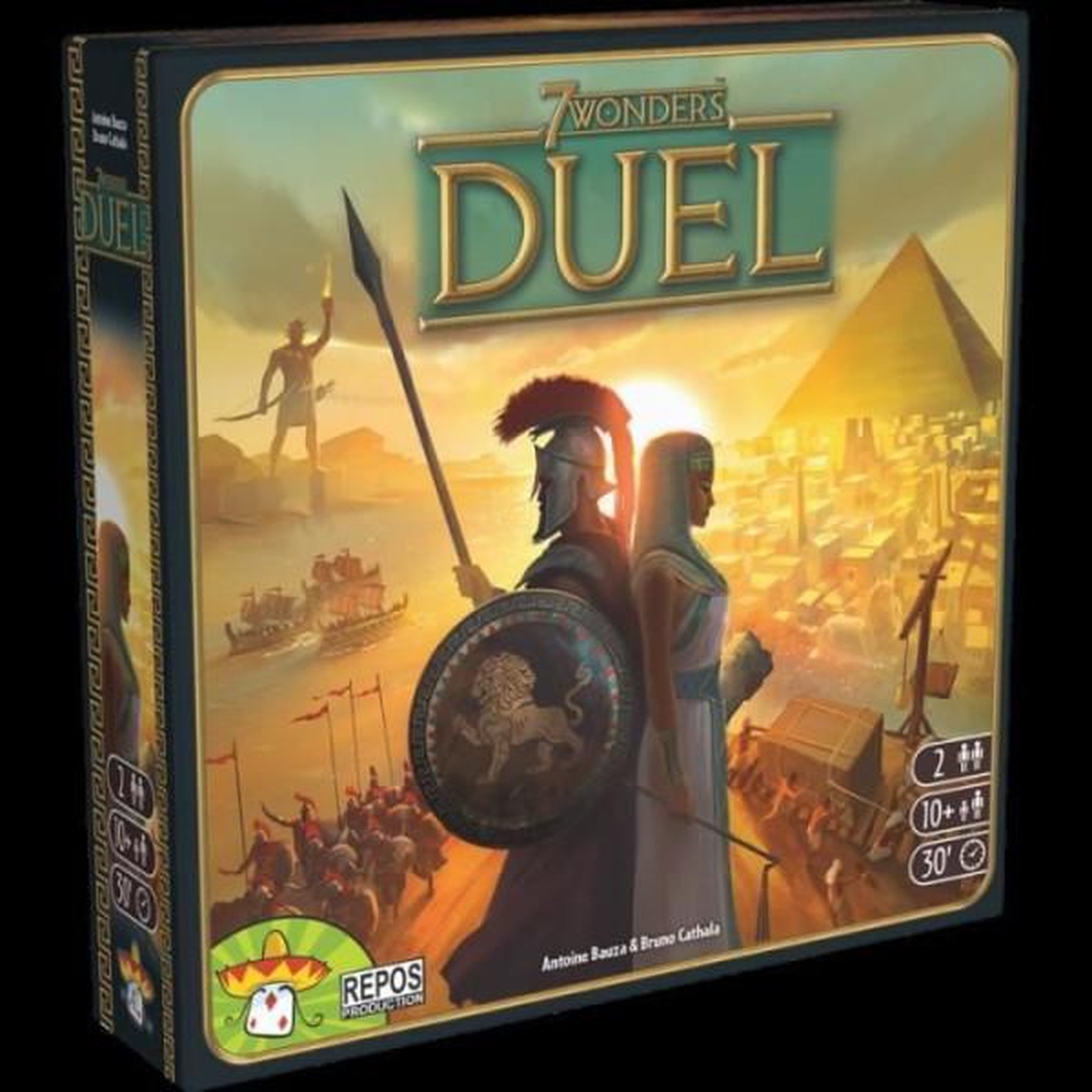 Asmodee Asmodée - repos production - 7 wonders : duel - unbox now- jeu de société - a partir de 10 ans - 2 joueurs - 30 minutes
