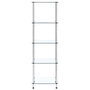 Voir la diapositive 2 : VIDAXL Etagere 5 niveaux Transparent 40x40x130 cm Verre trempe