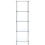 Voir la diapositive 2 : VIDAXL Etagere 5 niveaux Transparent 40x40x130 cm Verre trempe