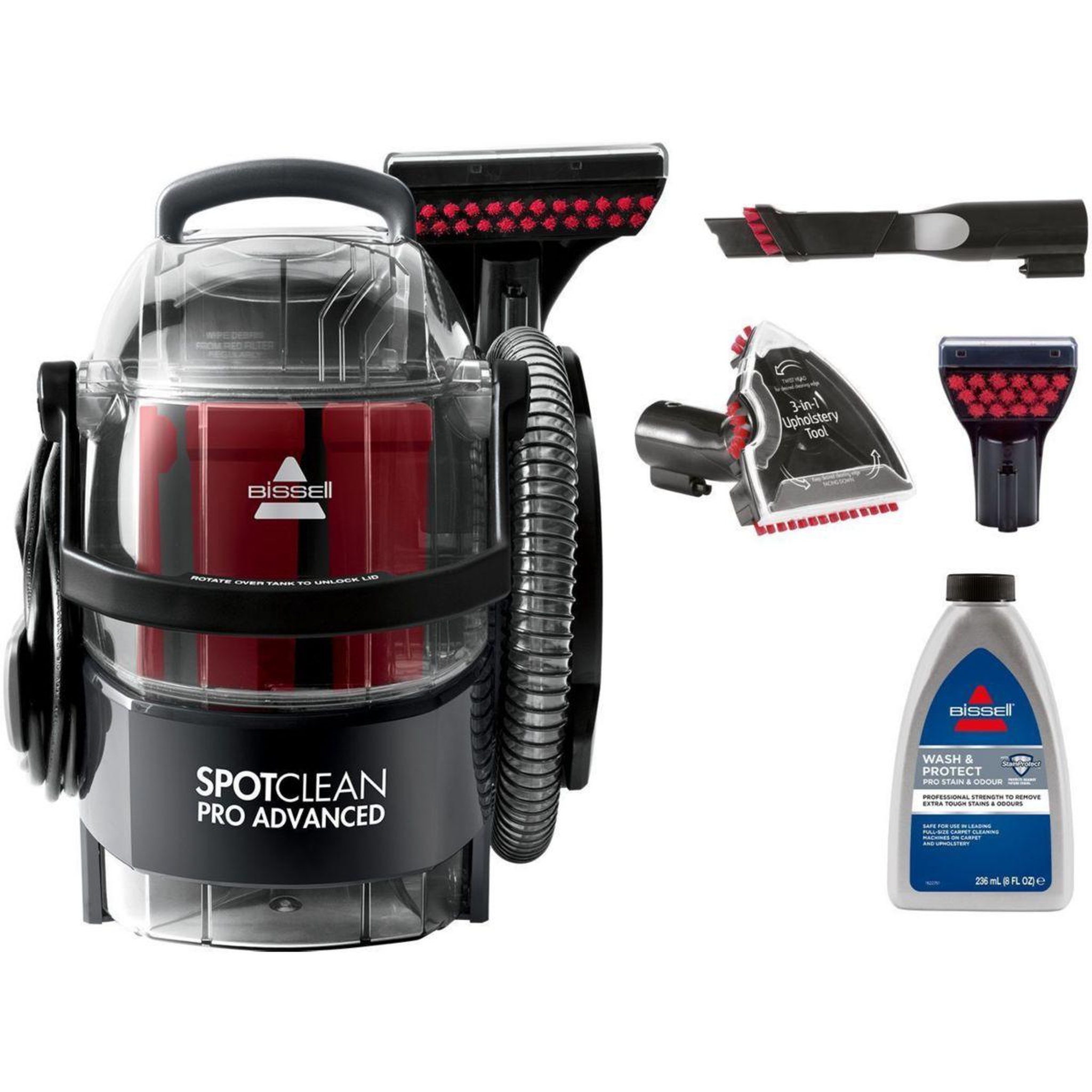 BISSELL Nettoyeur détacheur spotclean pro advance 1558d