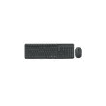 Logitech Logitech MK235 clavier Souris incluse Universel RF sans fil Portuguais Gris