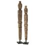 Voir la diapositive 2 : Paris Prix Statue Déco en Bois  Lauwra  90cm Naturel