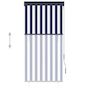 Voir la diapositive 3 : VIDAXL Store roulant d'exterieur 80x250 cm Bleu et blanc
