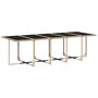 Voir la diapositive 4 : VIDAXL Ensemble a manger de jardin et coussins 15 pcs melange beige