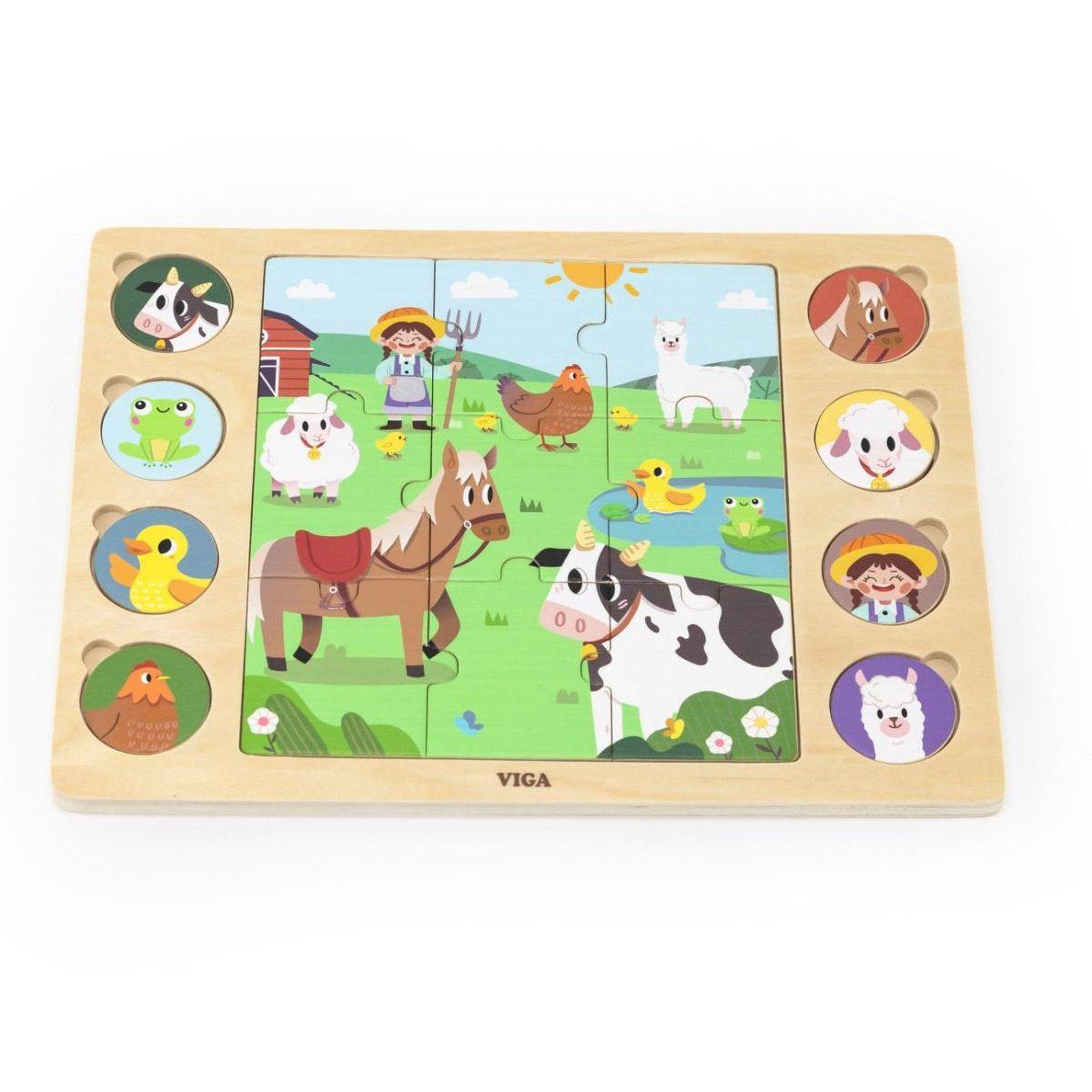Voir la diapositive 2 : VIGA Puzzle chercher et assortir  44741