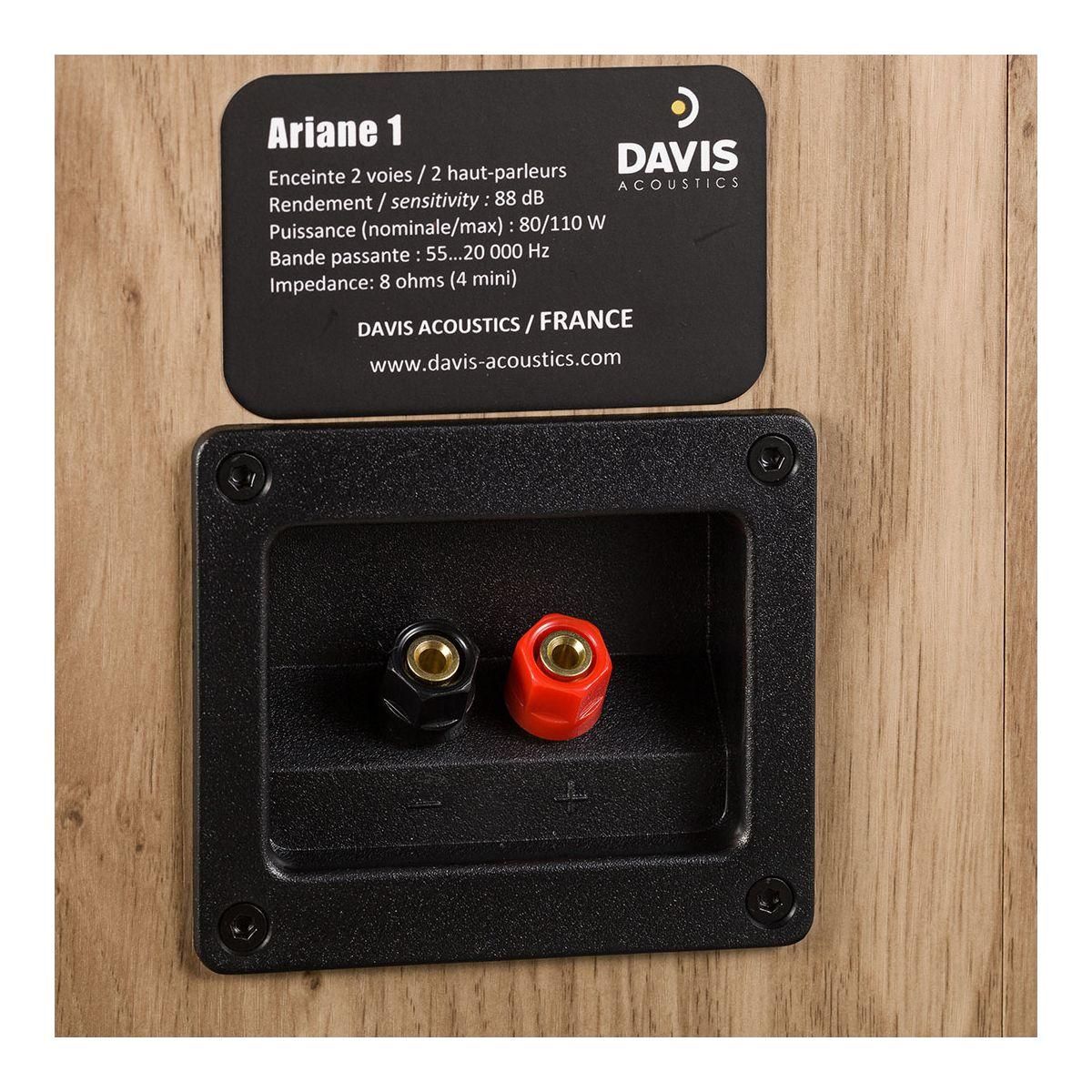 Davis Enceinte bibliothèque ARIANE 1 Vert Chene Clair x2