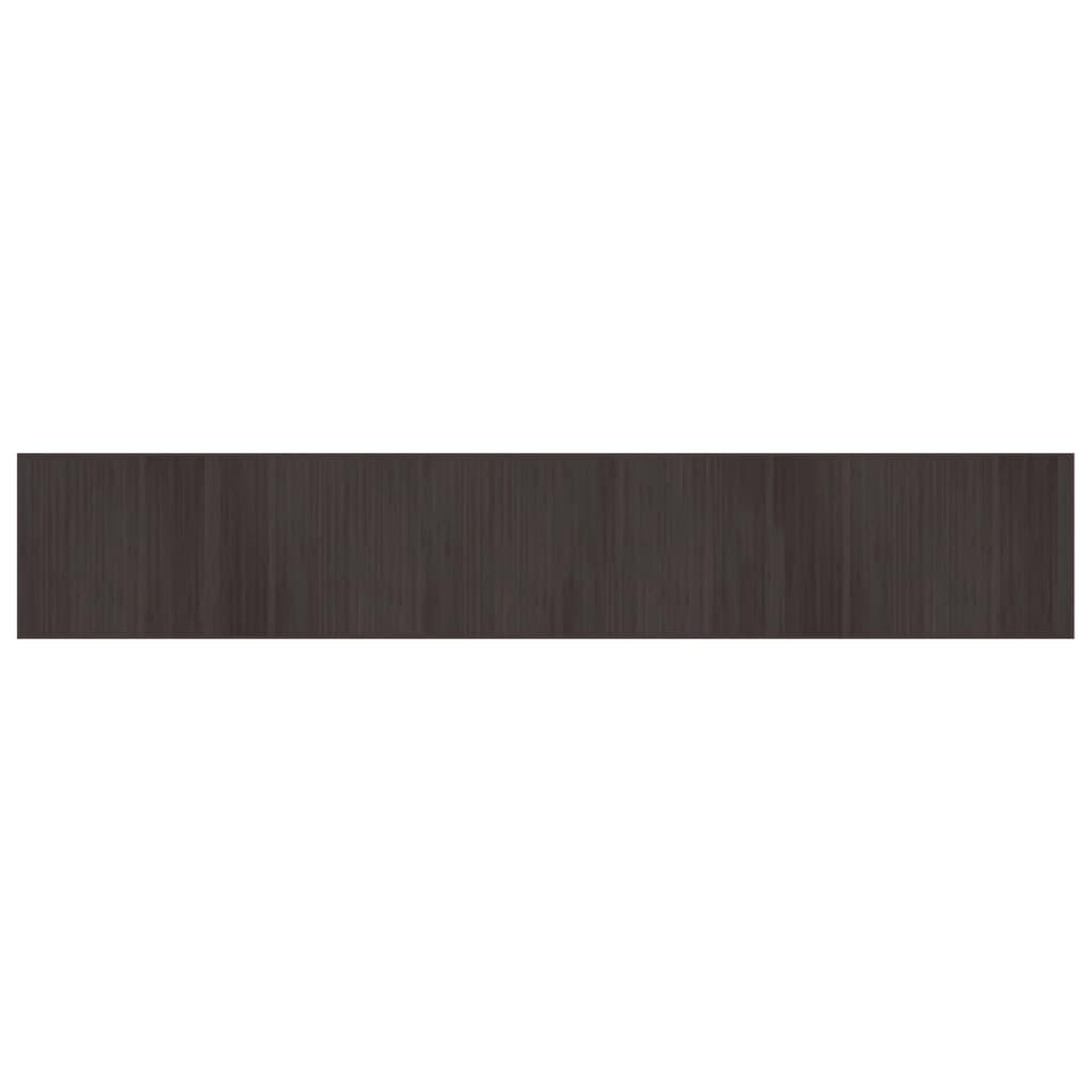 Voir la diapositive 2 : VIDAXL Tapis rectangulaire marron fonce 70x400 cm bambou