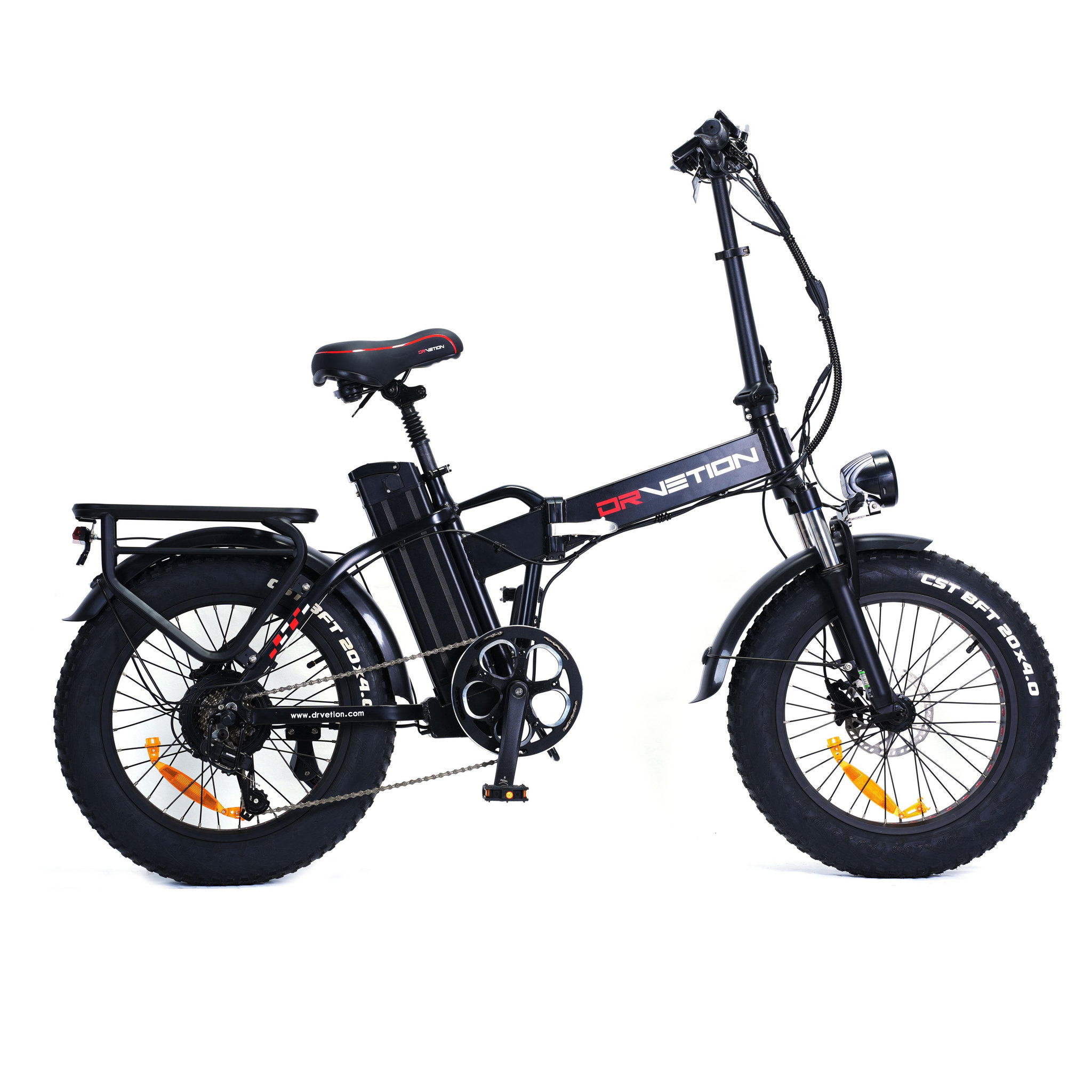 Voir la diapositive 2 : DRVETION Vélo électrique pliant drvetion at20 pro max, batterie samsung 48 v 15 ah, fat bike 20 pouces