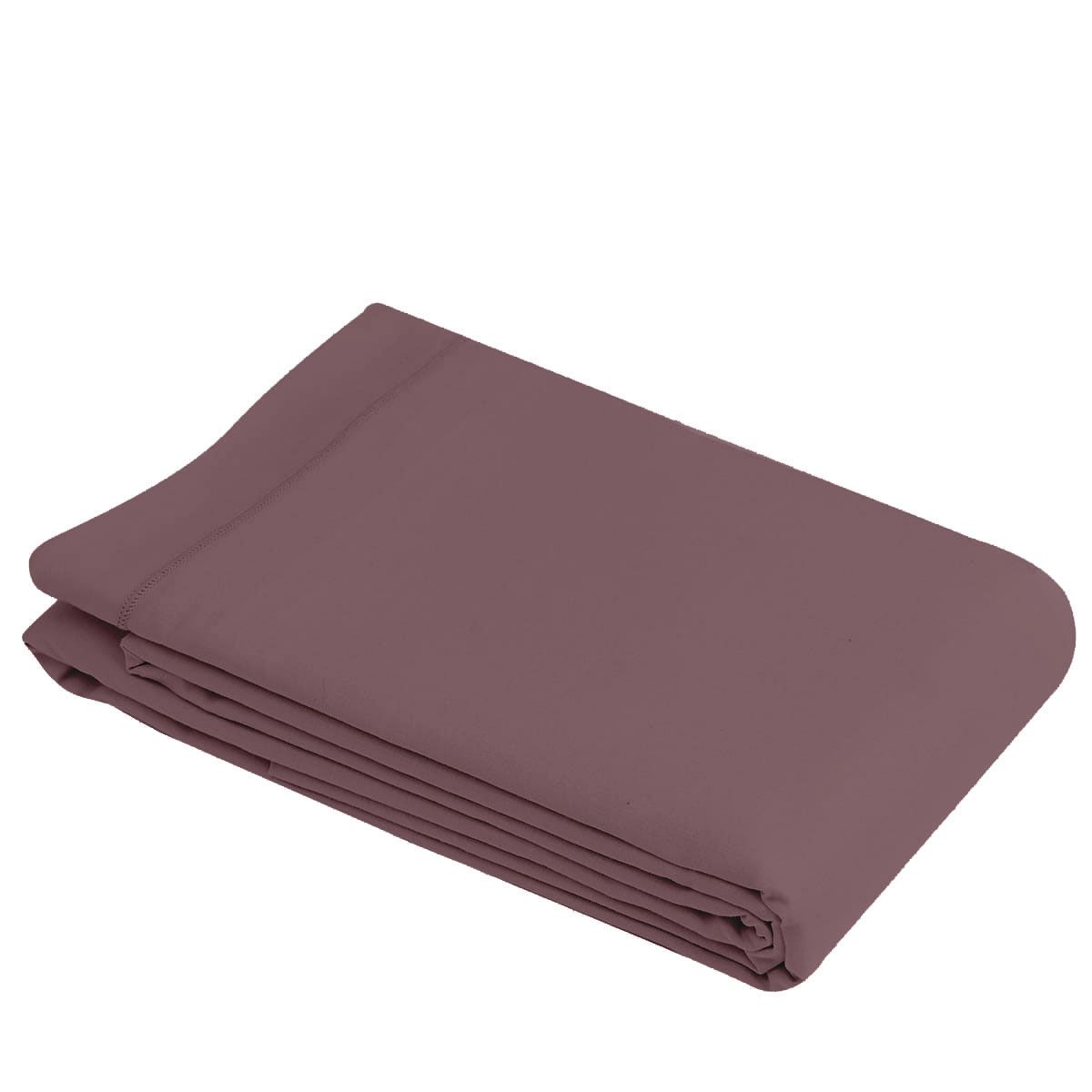 ACTUEL Drap plat uni en coton 