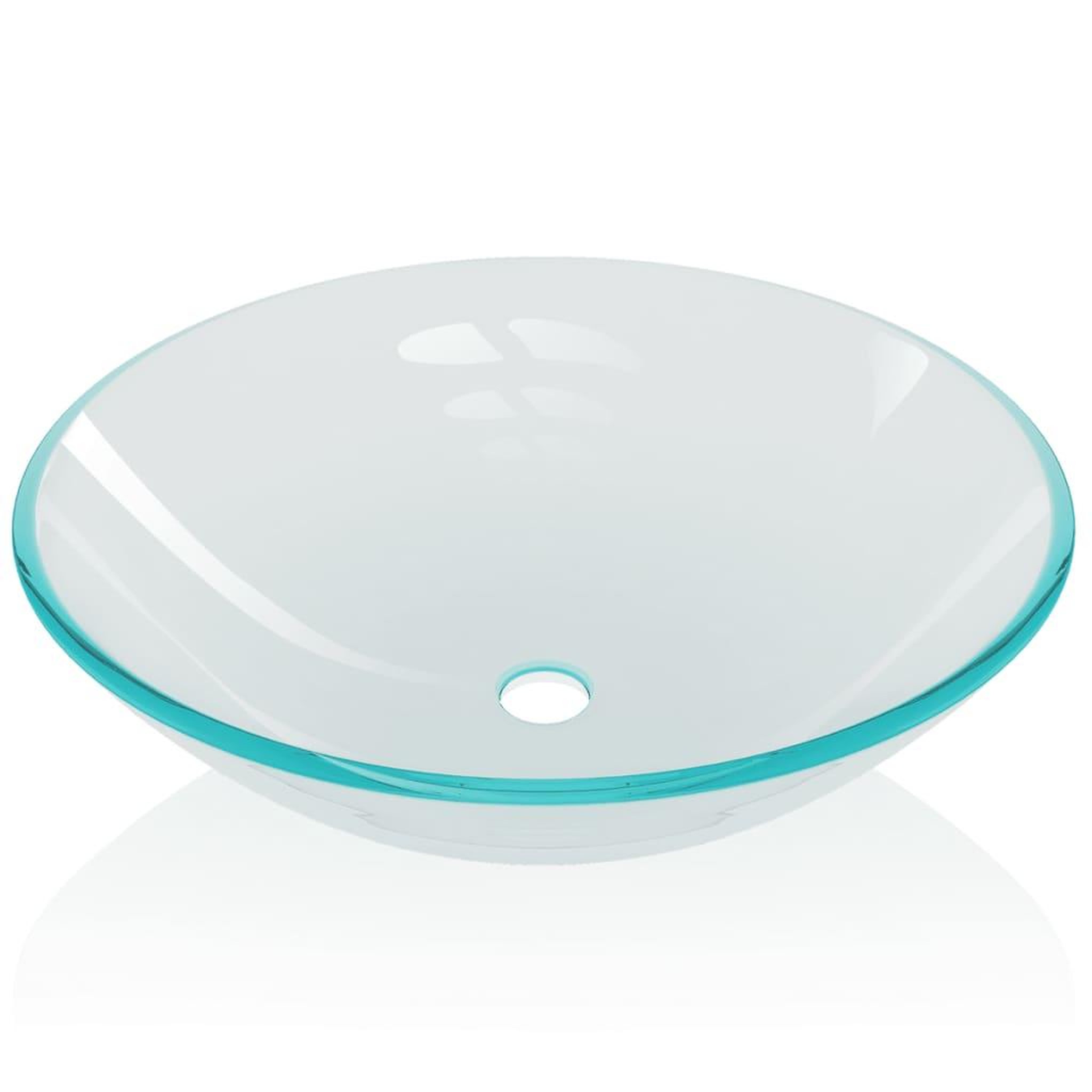 Voir la diapositive 3 : VIDAXL Lavabo Verre trempe 42 cm Transparent