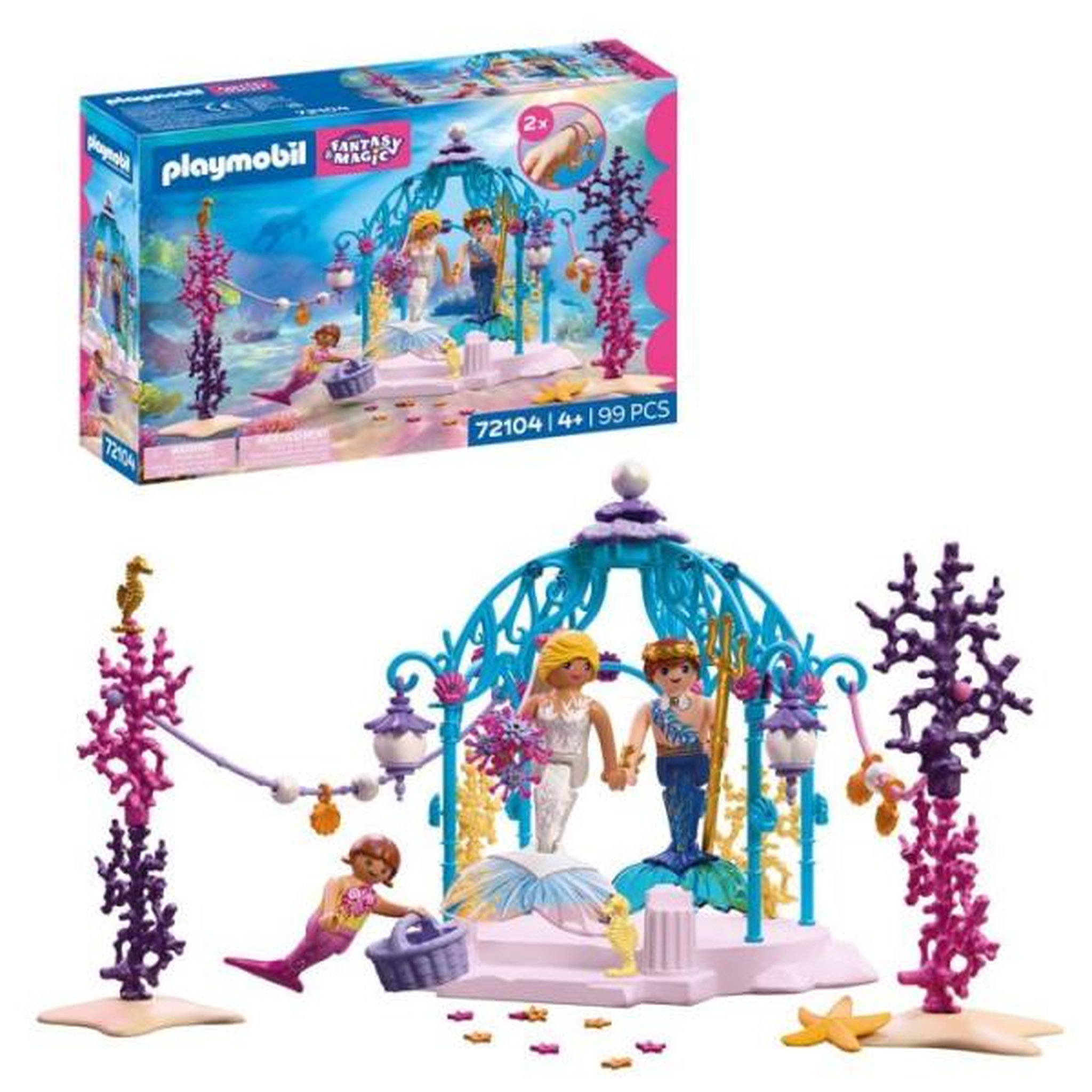 Voir la diapositive 6 : PLAYMOBIL Fantasy & Magic Mariage des sirènes