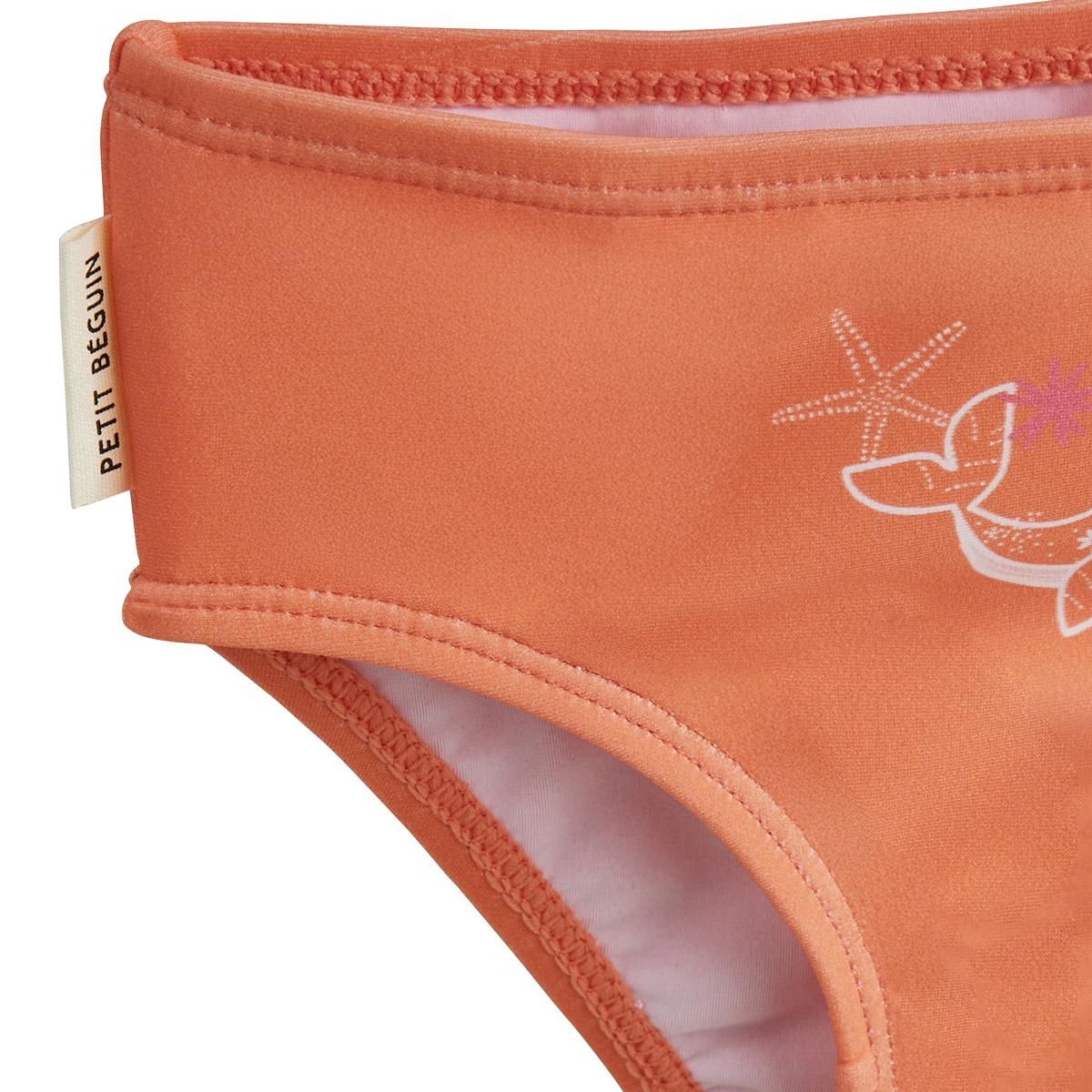 Petit Béguin Maillot de bain bébé 2 pièces t-shirt de protection UV & culotte Bahamas