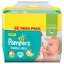 PAMPERS Lot de 3, BABY DRY Mega Couches Standard T4+ (9-20 kg) X80