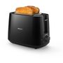 Voir la diapositive 2 : Philips Grille-pain HD2581/90 Toaster noir Daily, 2 fentes, 830W