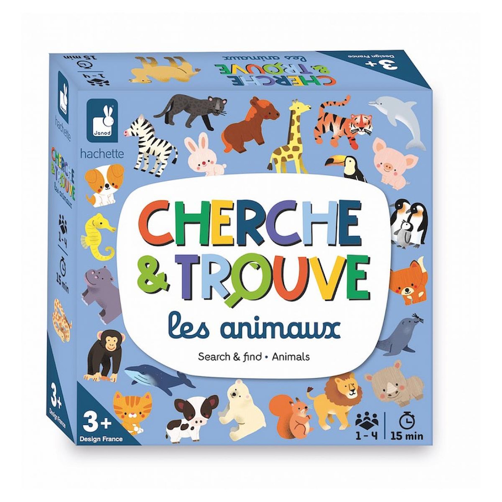 Juratoys-Janod Mon premier cherche et trouve - Les animaux