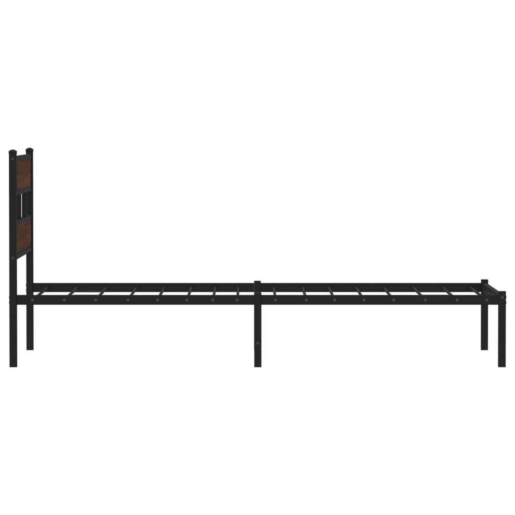Voir la diapositive 5 : VIDAXL Cadre de lit sans matelas avec tete de lit 75x190 cm