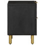 Voir la diapositive 5 : VIDAXL Tables de chevet 2 pcs noir 40x33x46 cm bois de manguier solide