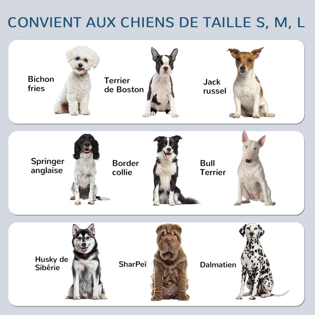 PAWHUT Gamelle double chien porte-gamelles surélevé réglable 2 gamelles acier inox et tapis inclus acier noir aspect bois clair