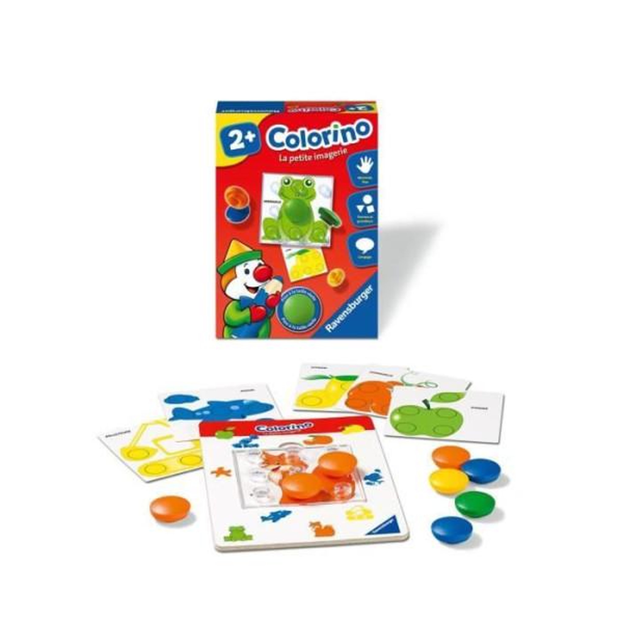 Voir la diapositive 2 : RAVENSBURGER Colorino la petite imagerie - jeu éducatif - apprentissage des couleurs - activités créatives enfant - ravensburger - des 2 a