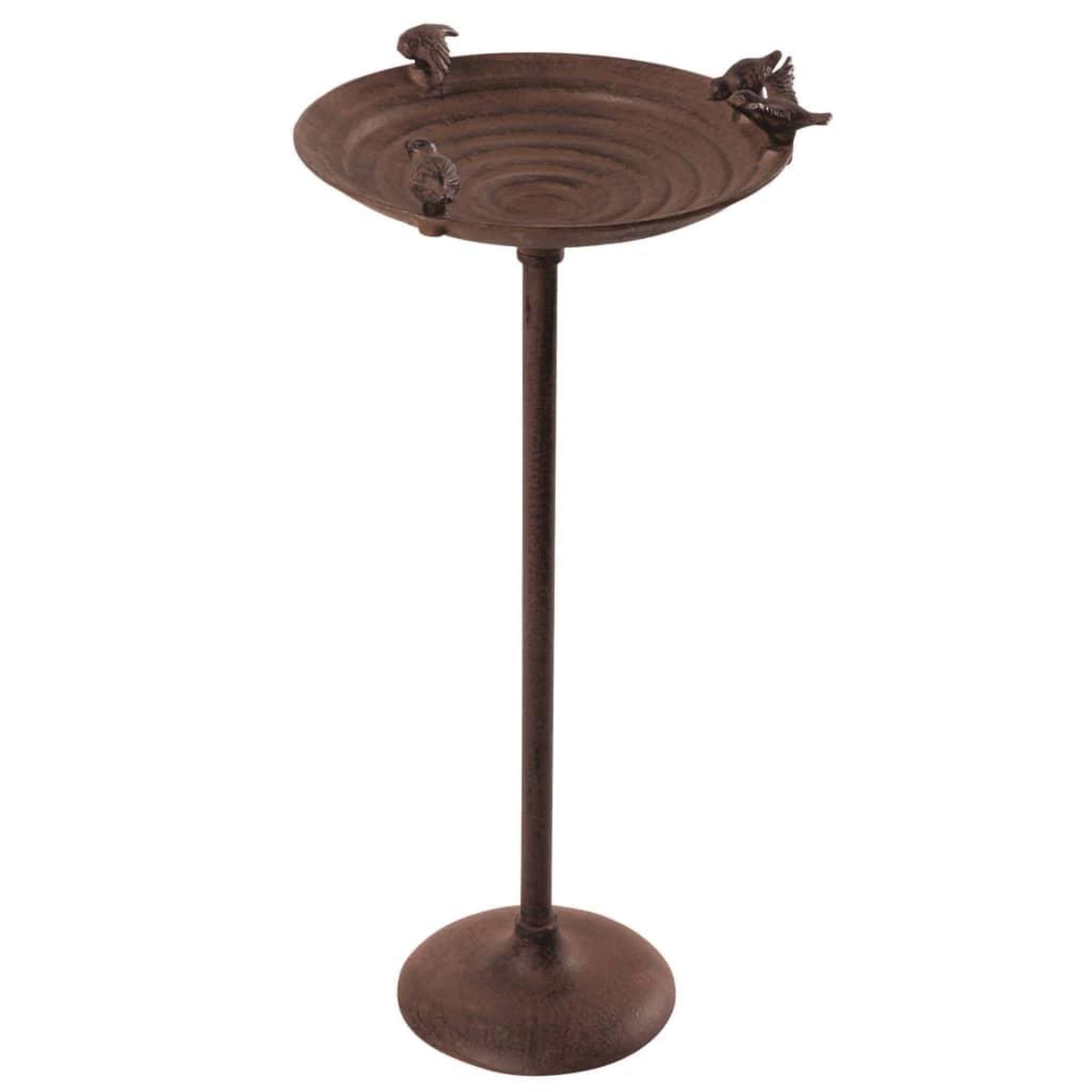 Voir la diapositive 1 : ESSCHERT DESIGN Esschert Design Baignoire pour oiseaux sur pied Fonte