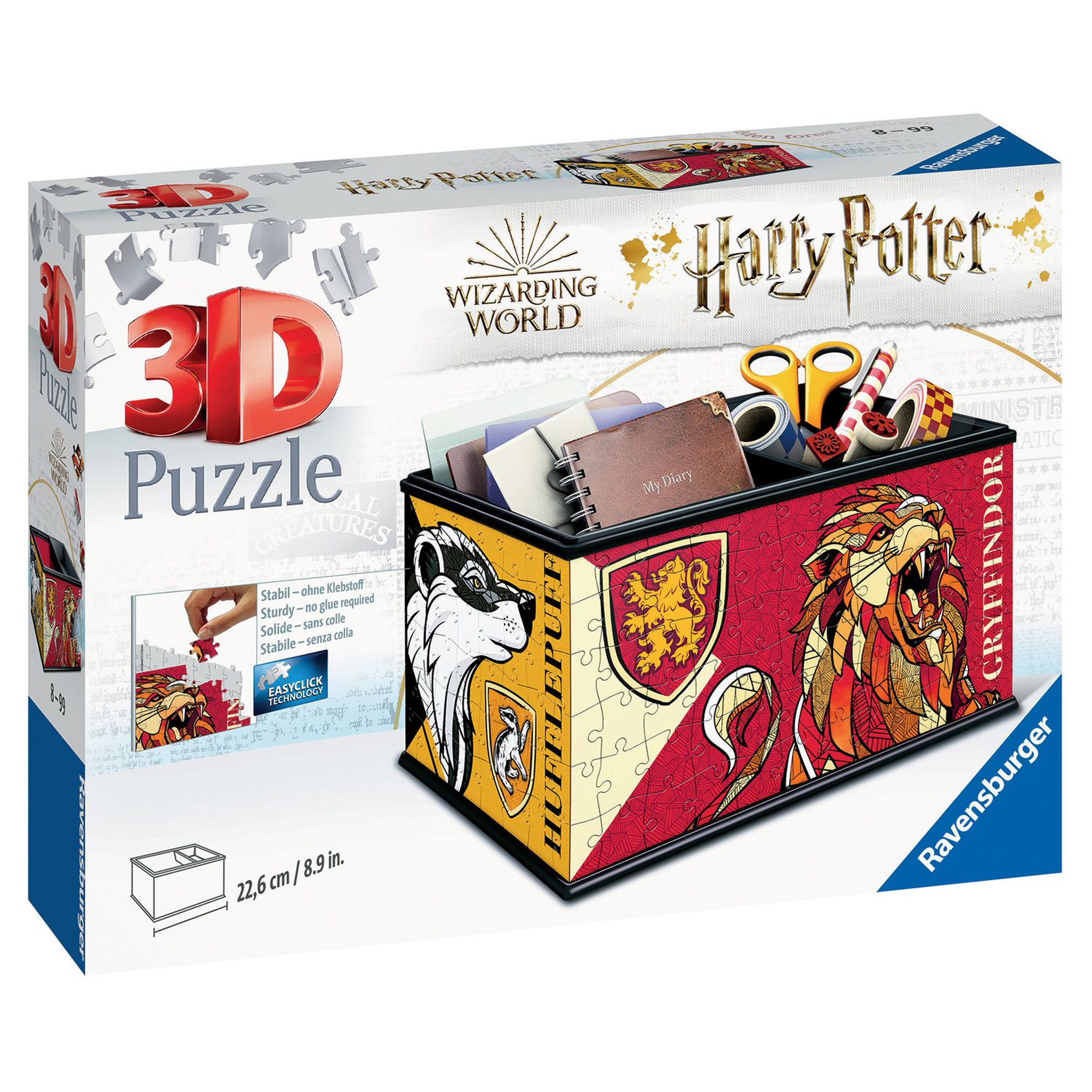 Voir la diapositive 2 : RAVENSBURGER Puzzle 216 pièces 3D Boîte de rangement - Harry Potter