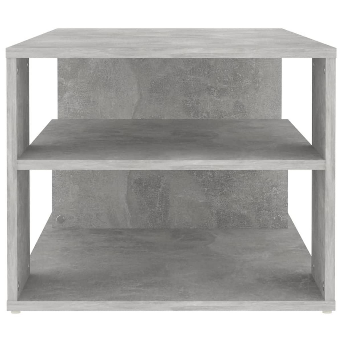VIDAXL Table basse gris beton 100x50x40 cm bois d'ingenierie