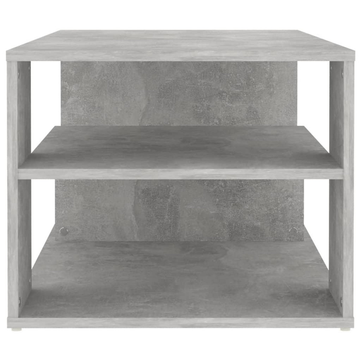 VIDAXL Table basse gris beton 100x50x40 cm bois d'ingenierie