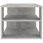 Voir la diapositive 5 : VIDAXL Table basse gris beton 100x50x40 cm bois d'ingenierie