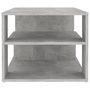 Voir la diapositive 5 : VIDAXL Table basse gris beton 100x50x40 cm bois d'ingenierie