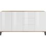 Voir la diapositive 1 : Buffet moderne 3 portes 3 tiroirs L160cm BARI