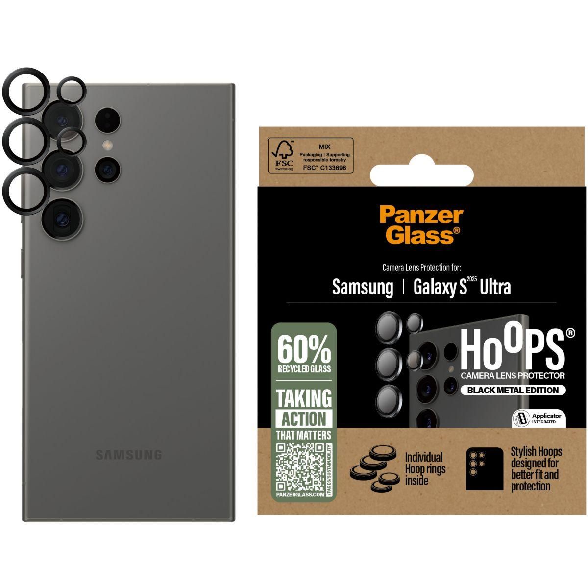 PANZERGLASS Protège écran Samsung Galaxy S25Ultra Protège Objectif