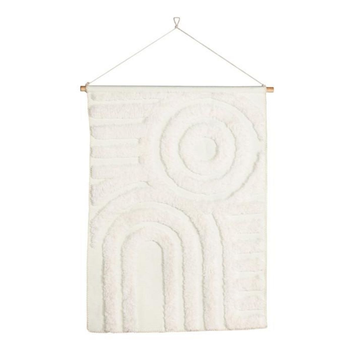 Paris Prix Toile Tapis à Suspendre  Nikita  100cm Blanc