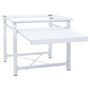 Voir la diapositive 3 : VIDAXL Socle pour machine a laver avec etagere coulissante Blanc