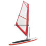 Voir la diapositive 1 : VIDAXL Ensemble de planche SUP gonflable avec voile Rouge et blanc