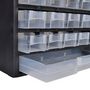 Voir la diapositive 3 : VIDAXL Boîte a outils de rangement avec 41 tiroirs 2 pcs Plastique