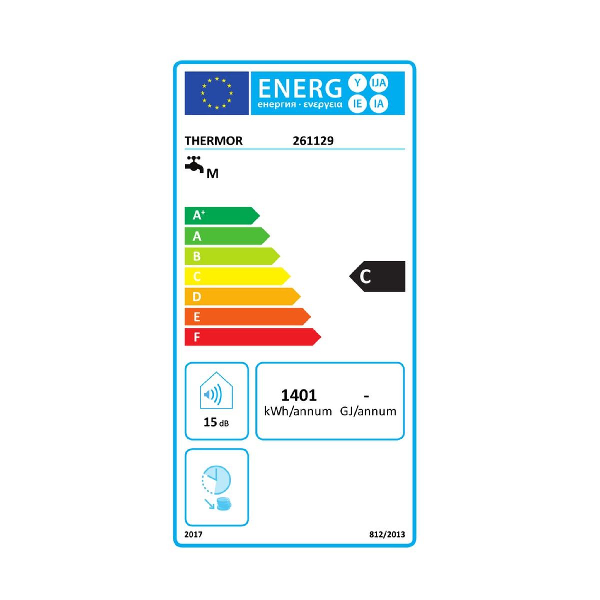 Voir la diapositive 2 : Thermor Chauffe eau électrique 150l 1800w - 261129
