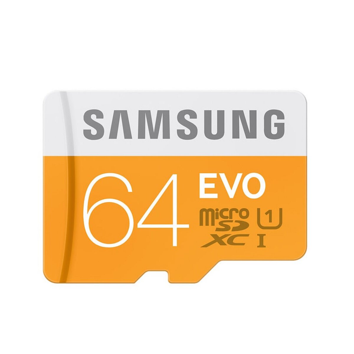 SAMSUNG Micro SDHC 64 Go Evo + Adaptateur USB - Carte mémoire