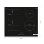 Voir la diapositive 3 : BOSCH Table de cuisson induction 60cm 4 feux 6900w noir - PVS611BB6H