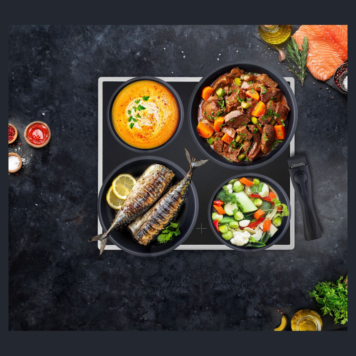 Arthur Martin Batterie de cuisine 12 pièces