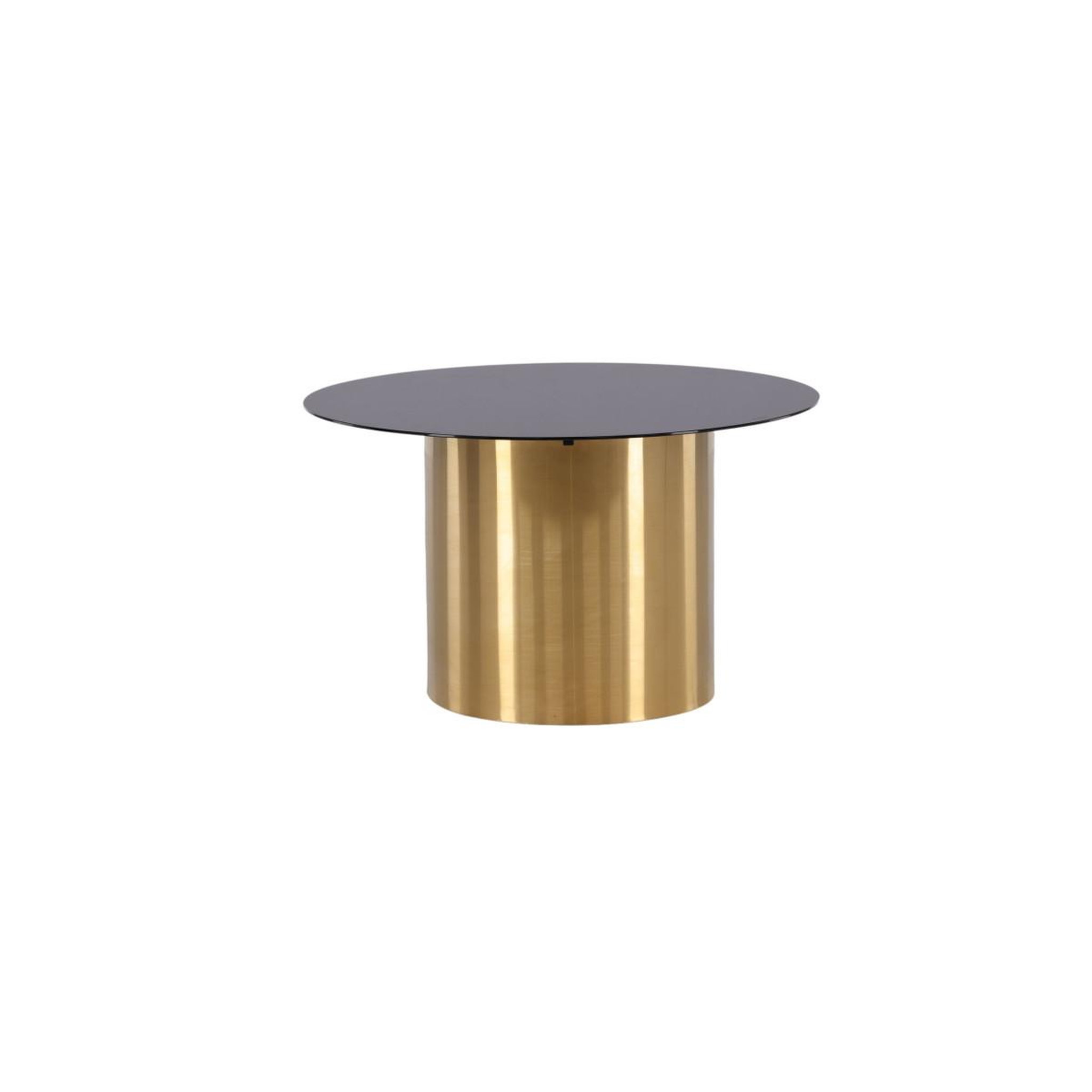 Voir la diapositive 2 : Paris Prix Table basse design  ystad  80cm noir & or