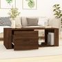 Voir la diapositive 3 : VIDAXL Table basse Chene marron 100x50,5x35 cm Bois d'ingenierie