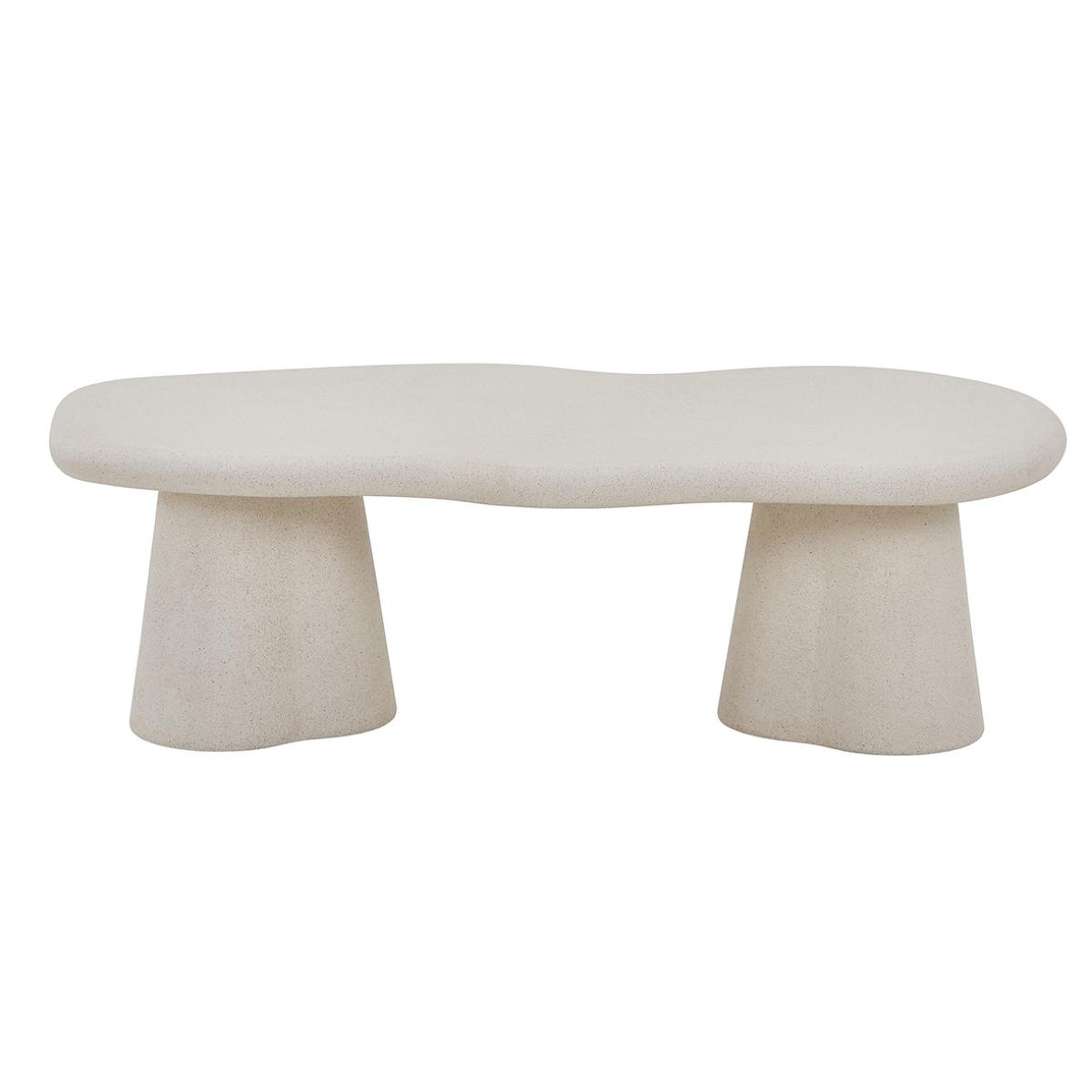 JLC KREATION Table basse organique en fibre de ciment 130cm orka