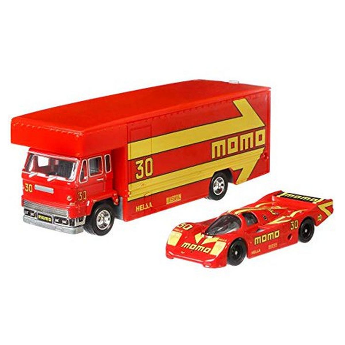 HOT WHEELS Camion Transporteur+Véhicule Hot Wheels 