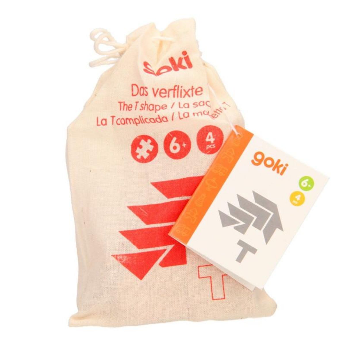 Goki GOKI Puzzle de la lettre T