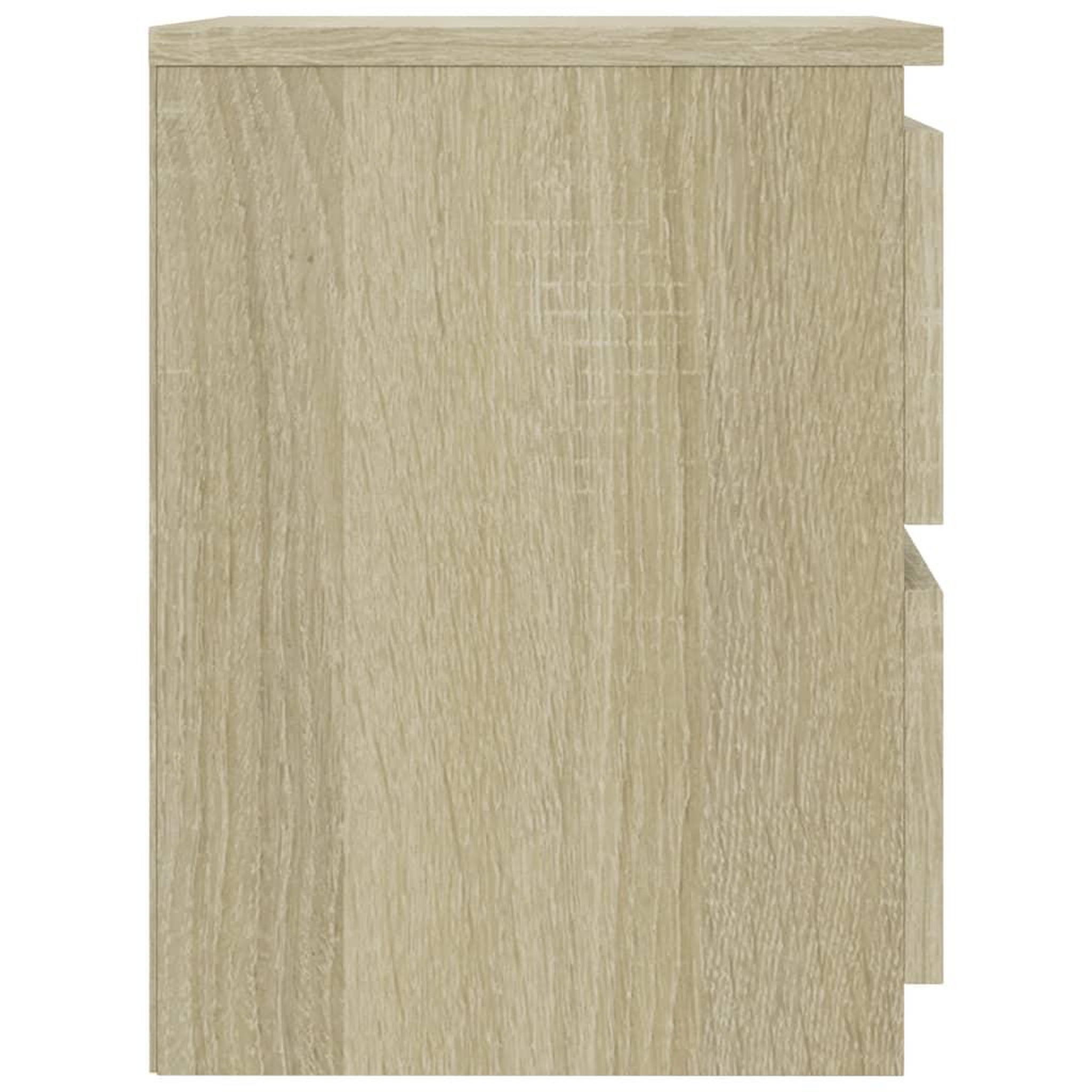 Voir la diapositive 5 : VIDAXL Table de chevet Chene sonoma 30x30x40 cm Bois d'ingenierie