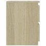Voir la diapositive 5 : VIDAXL Table de chevet Chene sonoma 30x30x40 cm Bois d'ingenierie