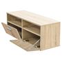 Voir la diapositive 4 : VIDAXL Meubles TV 2 pcs Bois d'ingenierie 95x35x36 cm Chene