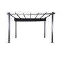 Voir la diapositive 2 : Paris Prix Pergola Avec Toit  Lazio  395cm Noir