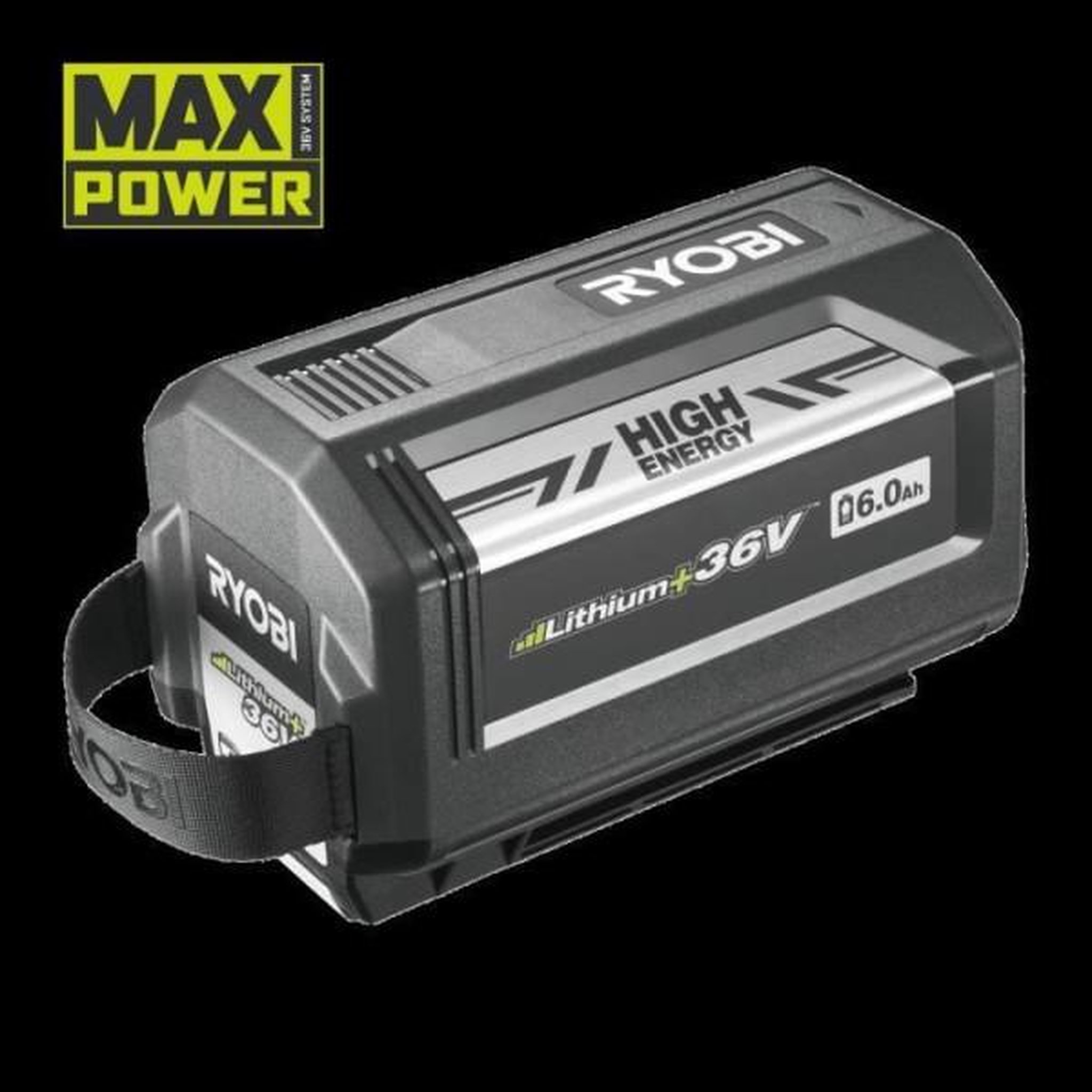 Voir la diapositive 2 : Ryobi Ryobi - 1 batterie lithium+ 36v maxpower 6,0 ah high energy - gestion individuelle de charge/décharge des cellules - ry36b60b